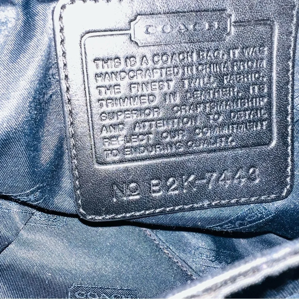 Coach # 7443 Elegant Black Women's Bag